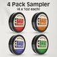 4 Pack Sampler (4 x 1oz Tins) - Badmaash Beards - Beard Butter Sampler Pack