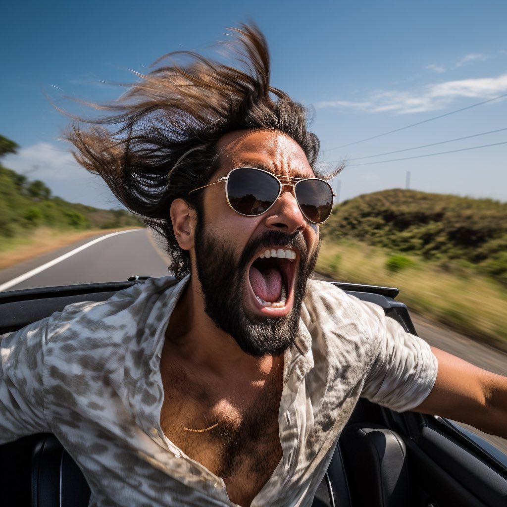 Trendy bearded model demonstrating beard styling products by Badmaash Beards., ideal for different styles of beards for men.