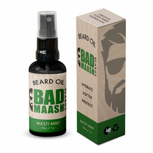 Masti Mint Beard Oil (30 ml) - Badmaash Beards -