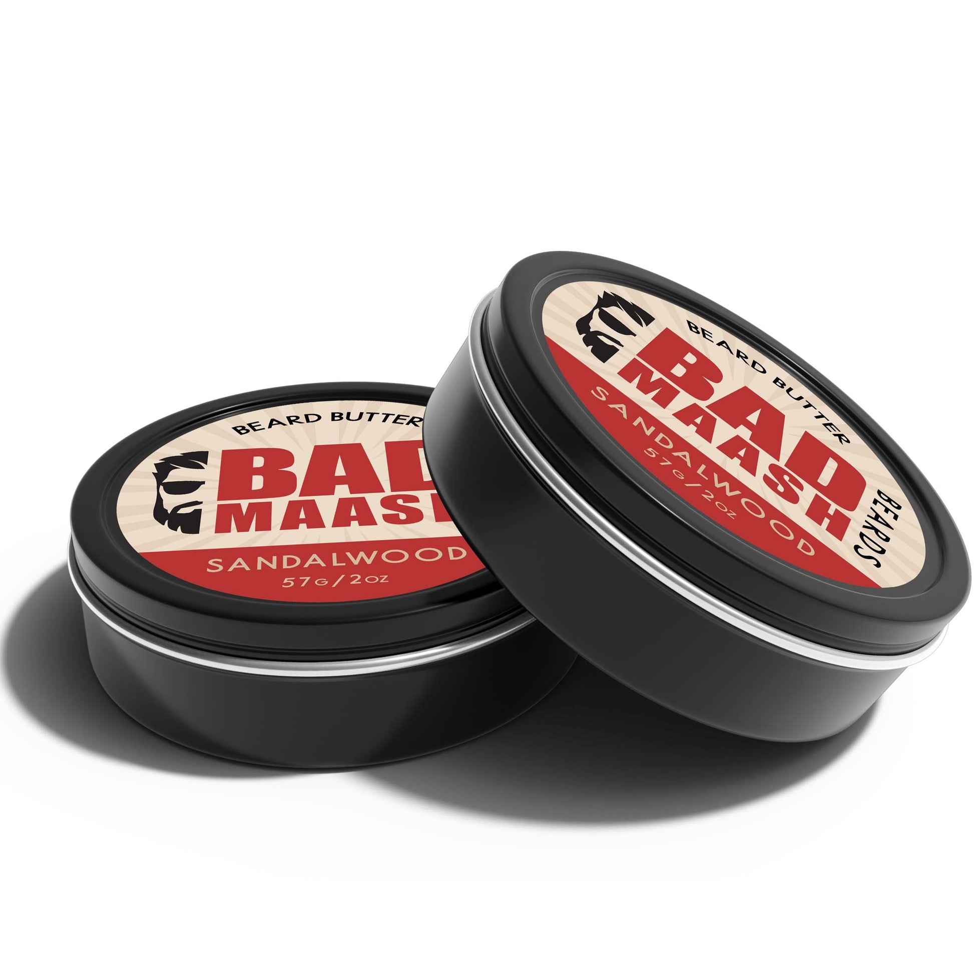 Sandalwood Beard Butter (2oz) - Badmaash Beards - Beard Butter