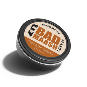 Smokin Cedar Beard Butter (2oz) - Badmaash Beards - Beard Butter